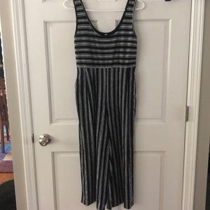 B&W striped romper